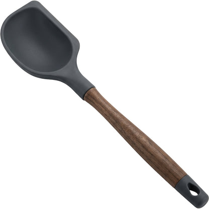 Kpvxg Deep Silicone Scraper Spoon Walnut Handle Charcoal 30 cm - Product view