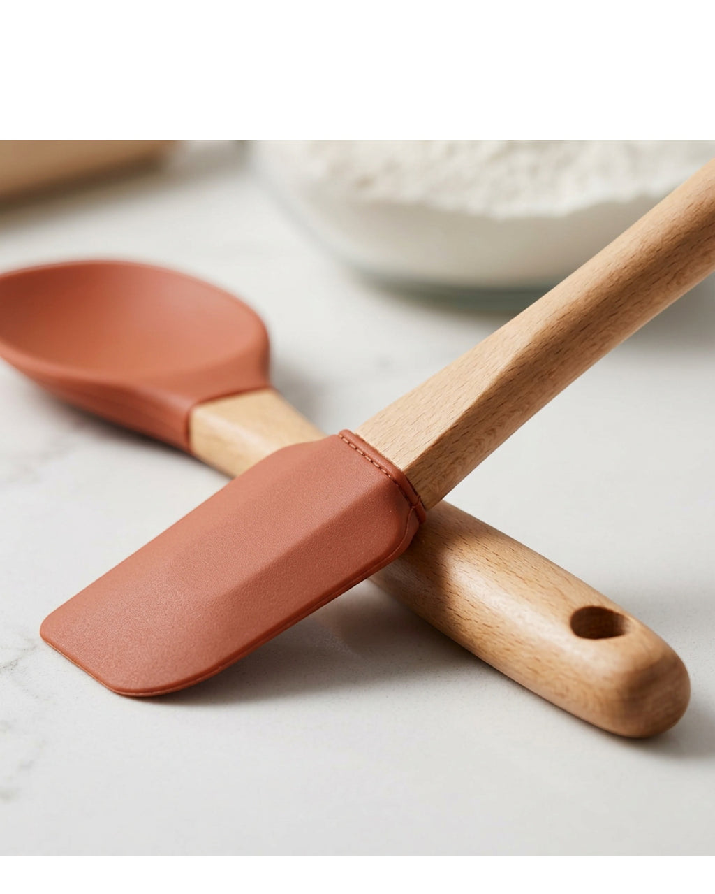 Kpvxg Pourrest Silicone Spoonula Duo Terracotta 2 Piece