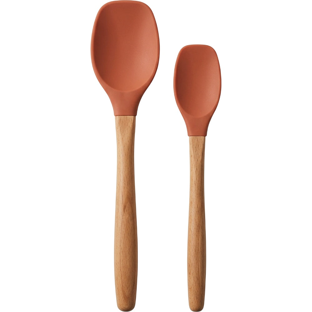 Kpvxg Pourrest Silicone Spoonula Duo Terracotta 2 Piece